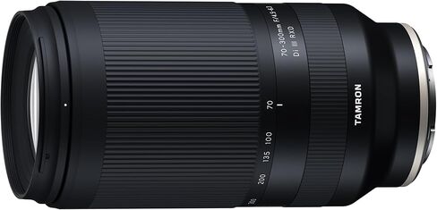 عدسة تامرون 70-300 ملم F/4.5-6.3 Di III RXD لمجموعة كاميرات سوني ذات الإطار الكامل وAPS-C مع حافظة صلبة مقاومة للطقس (عنصران) in Kuwait