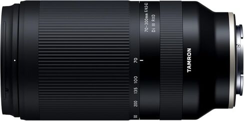 عدسة تامرون 70-300 ملم F/4.5-6.3 Di III RXD لمجموعة كاميرات سوني ذات الإطار الكامل وAPS-C مع حافظة صلبة مقاومة للطقس (عنصران) in Kuwait