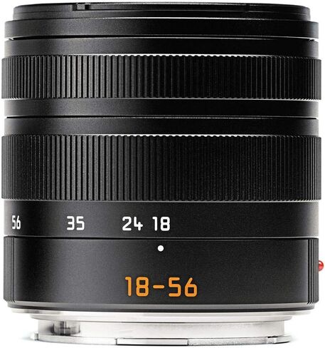 عدسة Leica 011-080 Vario-Elmar-T 18-56/f3.5-5.6 ASPH كبيرة الحجم باللون الأسود المؤكسد in Kuwait