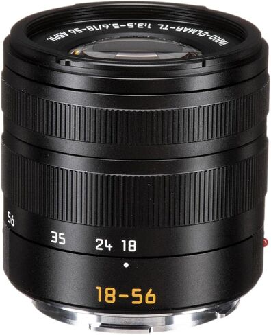 عدسة Leica 011-080 Vario-Elmar-T 18-56/f3.5-5.6 ASPH كبيرة الحجم باللون الأسود المؤكسد in Kuwait
