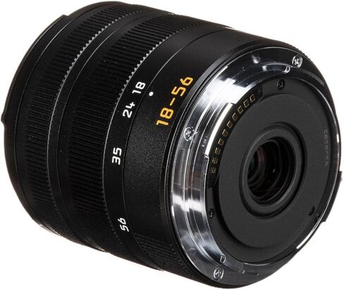عدسة Leica 011-080 Vario-Elmar-T 18-56/f3.5-5.6 ASPH كبيرة الحجم باللون الأسود المؤكسد in Kuwait