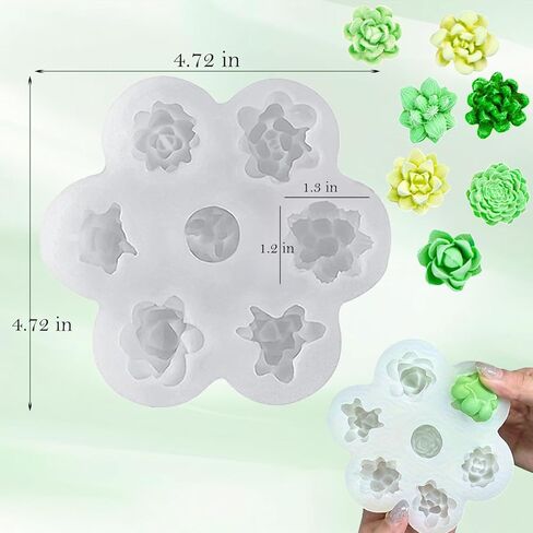 3 Cavity Peony Flower Candle Molds Silicone,3D Flower Mold for Candle Soap Making Epoxy Resin Clay Plaster Crafts Casting Home Decor Handmade Gifts in Saudi Arabia