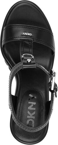 DKNY Womens Marg T-Strap Dress Heel with Adjustable Belt Strap in Saudi Arabia