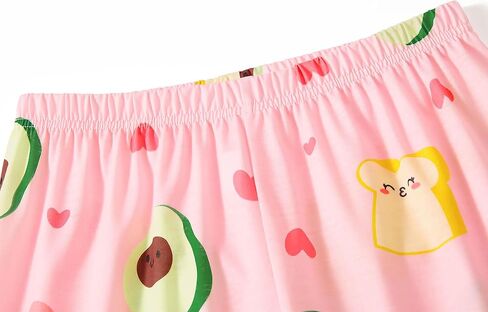 Girls' Long Sleep Pajama Pants – Soft Colorful Print Lounge Bottoms Size 6-18 in Saudi Arabia