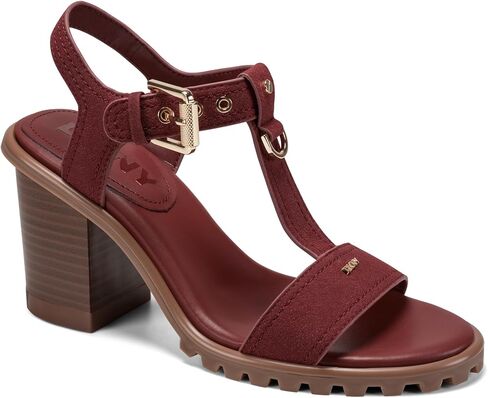 DKNY Womens Marg T-Strap Dress Heel with Adjustable Belt Strap in Kuwait