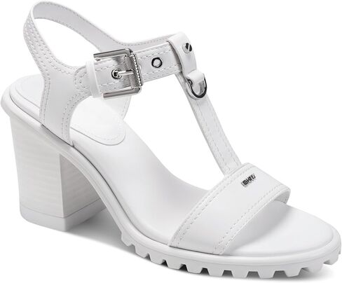 DKNY Womens Marg T-Strap Dress Heel with Adjustable Belt Strap in Saudi Arabia
