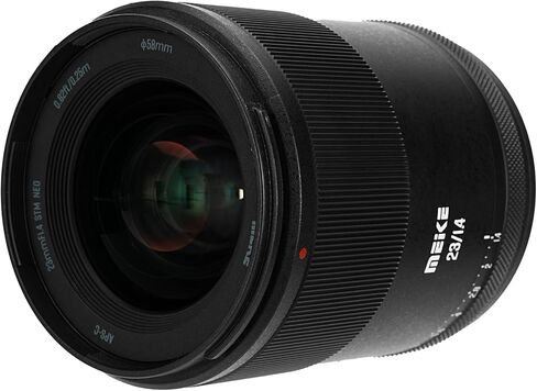 Meike 23mm F1.4 Ultra Wide Angle APS-C Frame Auto Focus Fixed Prime Portrait Lenses for Sony E Mount Mirrorless Cameras ZV-E10 FX30 A6600 A6400 A5000 A5100 A6000 A6100 A6300 A6500 A6700 in Kuwait