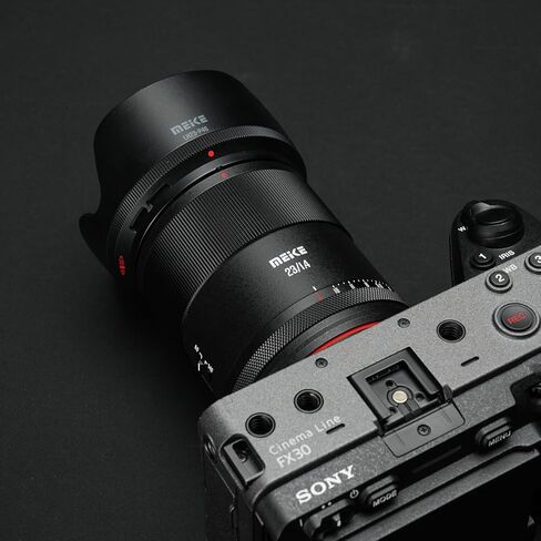Meike 23mm F1.4 Ultra Wide Angle APS-C Frame Auto Focus Fixed Prime Portrait Lenses for Sony E Mount Mirrorless Cameras ZV-E10 FX30 A6600 A6400 A5000 A5100 A6000 A6100 A6300 A6500 A6700 in Kuwait