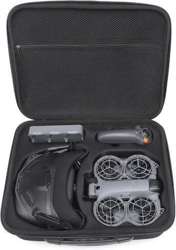 حقيبة حمل لـ DJI NEO 2 مع نظارات N3، وحدة تحكم RC Motion 3، محور شاحن البطارية، حقيبة تخزين قابلة للحمل للسفر لملحقات بطاريات DJI NEO 2 in Kuwait