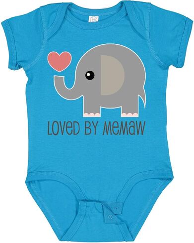 inktastic Loved By Memaw Grandchild Baby Bodysuit in Saudi Arabia