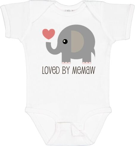 inktastic Loved By Memaw Grandchild Baby Bodysuit in Kuwait