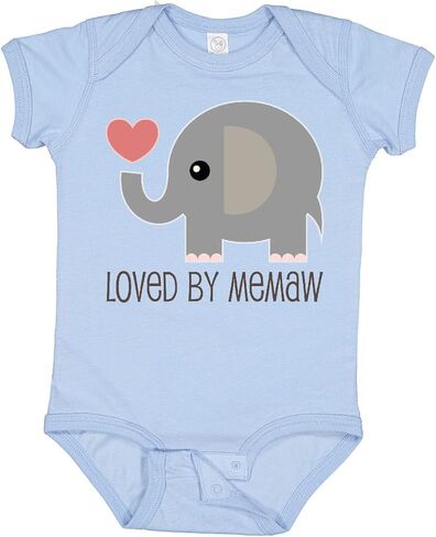 inktastic Loved By Memaw Grandchild Baby Bodysuit in Saudi Arabia