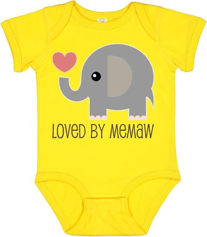 inktastic Loved By Memaw Grandchild Baby Bodysuit in Saudi Arabia