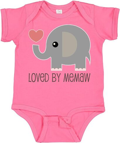 inktastic Loved By Memaw Grandchild Baby Bodysuit in Saudi Arabia