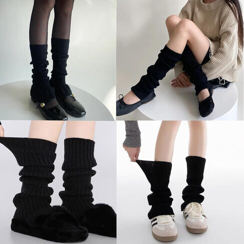 Leg Warmers for Women Winter - Leg Warmers y2k 80s Neon Ribbed leg socks outfit for Eighty's Party Sports Yog in Saudi Arabia