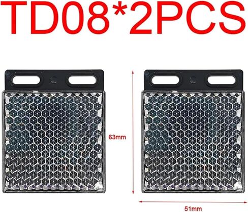 2Pcs Square Reflector for Photoelectric Sensor TD-08 for Proximity Switch Honeycomb Structure Reflection Plate TD-09(TD-08 X2PCS) in Kuwait