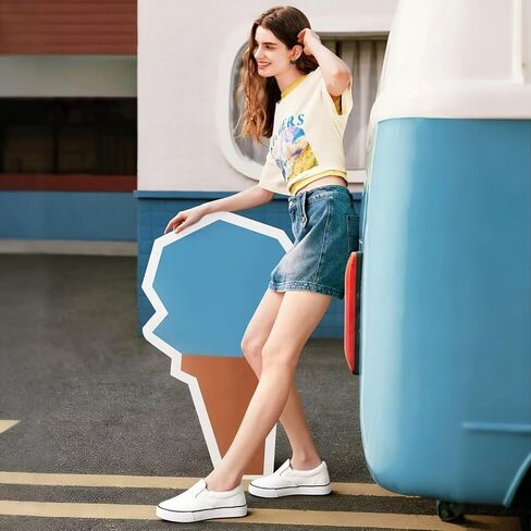 Low Top Slip on Casual Canvas Shoes for Women,Comfortable Lightweight Classic Fashion Sneakers Popular 2026, Zapatillas Casual De Lona De Moda para Hombre Y Mujer in Saudi Arabia
