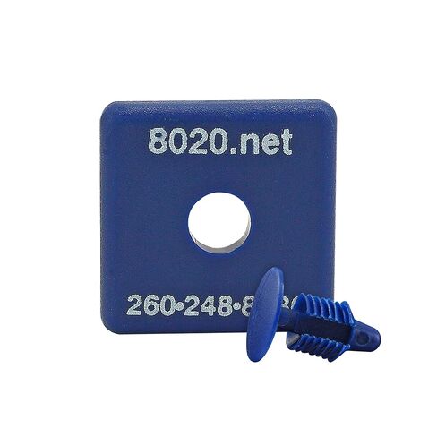 8020, 2015-Plain, 10 Series, 1" x 1" Black Plastic Square End Caps for 80/20 Aluminum Extrusion T-Slot Accessories (5 Pack) in Saudi Arabia