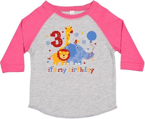 inktastic Safari 3rd Birthday Toddler T-Shirt in Kuwait