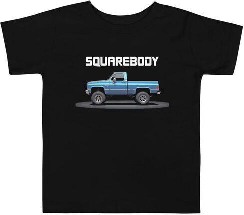 Blue Chevy C10 Silverado squarebody Pickup Truck Toddler Short Sleeve Tee in Kuwait