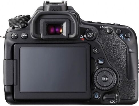 كاميرا Canon EOS 80D DSLR مع مجموعة عدسات 18-135 ملم | مستشعر APS-C بدقة 24.2 ميجابكسل، والتركيز البؤري التلقائي CMOS ثنائي البكسل، وDIGIC 6، ونطاق تكبير متعدد الاستخدامات | رائعة للسفر والفيديو (1263C006) + بطاقة سعة 64 جيجابايت + حقيبة كاميرا in Kuwait