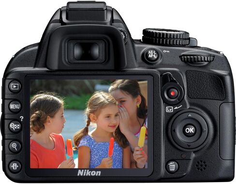 Nikon D3100 DSLR Camera with 18-55mm Lens Bundle with Replacement Battery + Twin Charger + Cleaning Kit + Flexible Tripod + Filter Kit + Filter kit + 64GB Memory Card + Backpack in Kuwait