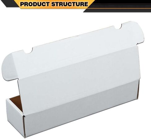 10 Storage Boxes LOT 800 Count Ct Sports Cards Trading Card Cases White Max Pro Shipping in Saudi Arabia