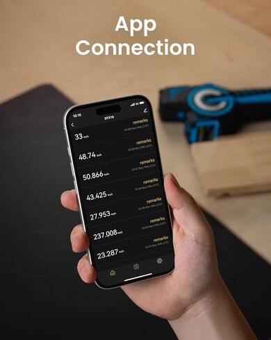 3-in-1 Digital Tape Measure, 330Ft Laser Measurement Tool & Auto Lock Tape with Instant Digital Readout, Extended Laser Line & Incremental Measurement, Replaceable Tape | Swappable Battery | APP Sync in Saudi Arabia