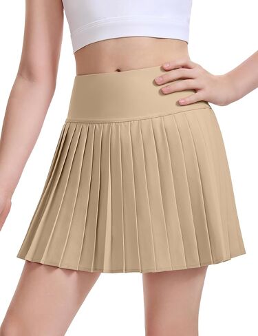 JOCMIC Girls Tennis Skirt with Shorts Athletic Pleated Skort with Pockets for Golf Workout Running in Saudi Arabia