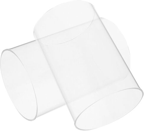 Gatuida 2pcs Glass Candle Shades Open Ended Covers for Pillar Candles Enhance Ambiance Soft Flame Glow Safe and Glass Material in Saudi Arabia