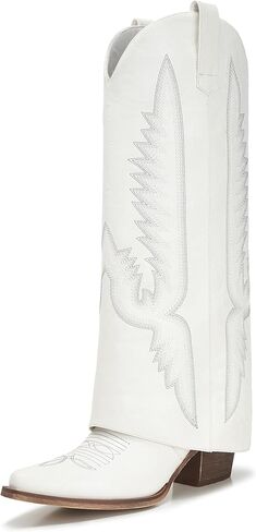 Fold Over Boots for Women Pointy Pull-on Wedge Heel Knee Shark Boot With Side Zipper Padlock Design in Saudi Arabia