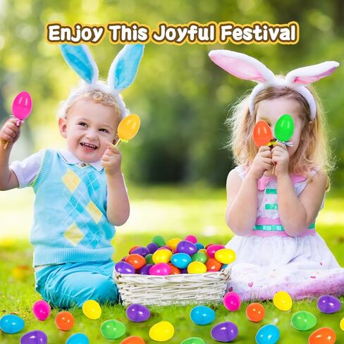 24 Pcs Mochi Squishy Toys Filled Easter Eggs, Mini Soft Animal Squishy Stress Relief Toys for Easter Basket Fillers Easter Egg Hunt Party Supplies in Saudi Arabia