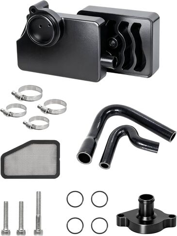 DZFST FI Aluminum Oil Separator for Ford F-250 F-350 F-450 F-550 Truck 6.7L Power Stroke 2011–2025, PCV CCV Vent Valve Crankcase Kit Replaces DC3Z6A785C FC3Z6A785F PC3Z6A785A in Saudi Arabia