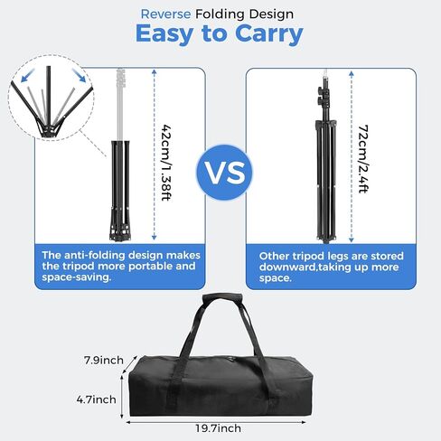 EMART Black Photo Backdrop with Stand Kit 6.5x5ft, Photography Black Background Screen with Portable T-Shape Support and 5 Clamps for Video Recording, Meetings, Self Tape in Saudi Arabia