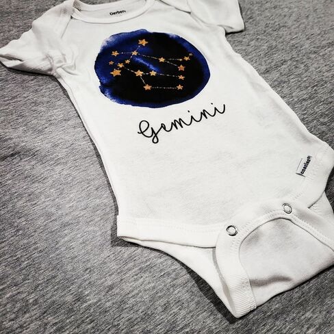 Gemini Bodysuit, Gemini Baby Bodysuit, Zodiac Bodysuit, Constellation Bodysuit, Gemini Baby Gift, Zodiac in Kuwait