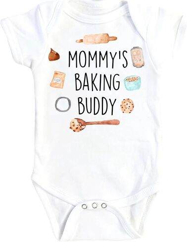 ملابس الأطفال الأولاد والبنات من Baking Buddy، بدلة قطعة واحدة للأطفال حديثي الولادة، قطعة واحدة لطيفة ومضحكة in Kuwait