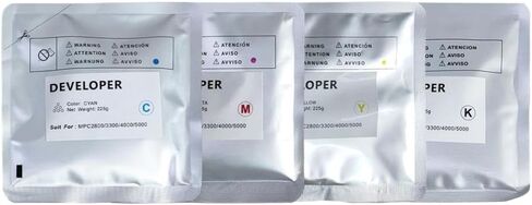 4pcs 225g MPC4000 MPC5000 Iron Powder Compatible with 4000 5000 4500 3000 2800 3300(4pcs CMYK) in Kuwait