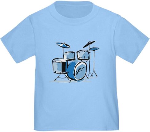 تي شيرت CafePress Drums Drums للأطفال الصغار تي شيرت برسومات لطيفة للأطفال الصغار، 100% قطن in Kuwait