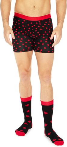 Tipsy Elves Men's Boxer Briefs and Socks Valentine's Day Gift Set in Saudi Arabia