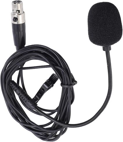 EBTOOLS Lavalier Microphone, Omnidirectional On Lapel Mic with Clips and Detachable Windscreen, for Video Recording Podcasting Interviews Live Streaming in Kuwait