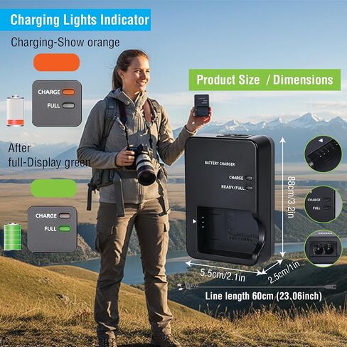 CB-2LH NB-13L CB-2LHT Battery Charger for Canon PowerShot G1 X Mark III G5X G5 X Mark II G7 X G7 X Mark II III G9X G9 X Mark II SX620 SX720 SX730 SX740 HS Digital Camera (Not Applicable to G1 X) in Kuwait