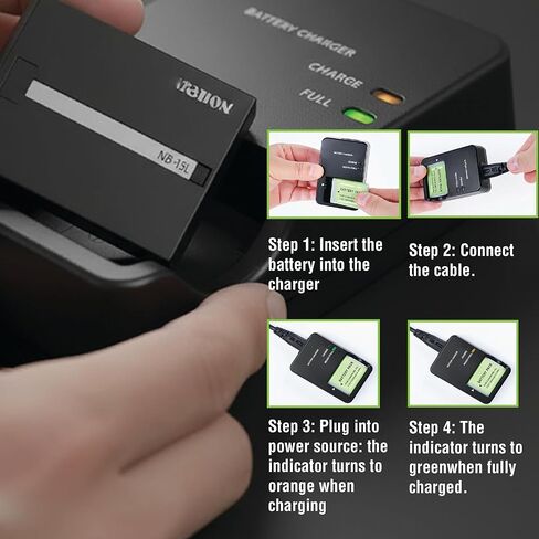 CB-2LH NB-13L CB-2LHT Battery Charger for Canon PowerShot G1 X Mark III G5X G5 X Mark II G7 X G7 X Mark II III G9X G9 X Mark II SX620 SX720 SX730 SX740 HS Digital Camera (Not Applicable to G1 X) in Kuwait