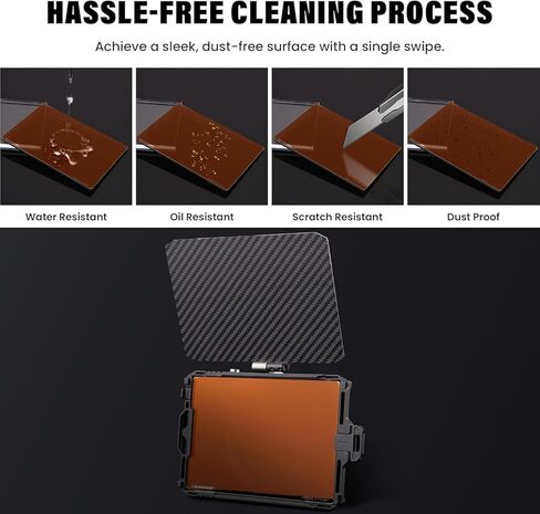 Walking Way ND1.2 (4 Stops) Square ND Filter, 4"x5.65" Square Neutral Density Filter for Tilta, SmallRig Matte Box 30 Multi-Layer Coating Ultra-Slim HD Waterproof Scratch Oil Resistant Lens Filter in Kuwait