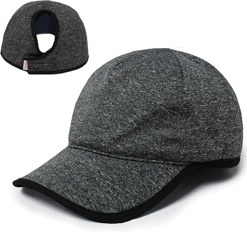 Ponyflo Active Ponytail Hat - Ponytail Caps for Women, Running Hat for Women, Curly Hair Ponytail Hat, Gym Ponytail Hats in Saudi Arabia