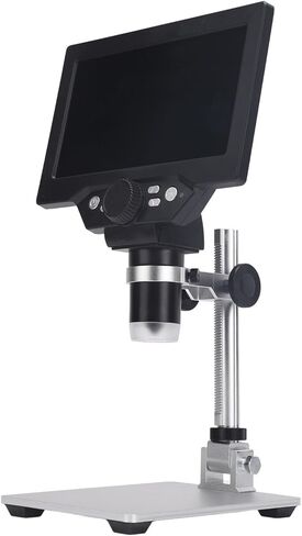 Diyeeni 7" Digital Microscope - 1080P 1200X CoinMicroscope Magnifier, 12MP Ultra Precise Focusing LCD Soldering Microscopes, CoinMicroscope with Screen for Adults, PC View in Kuwait