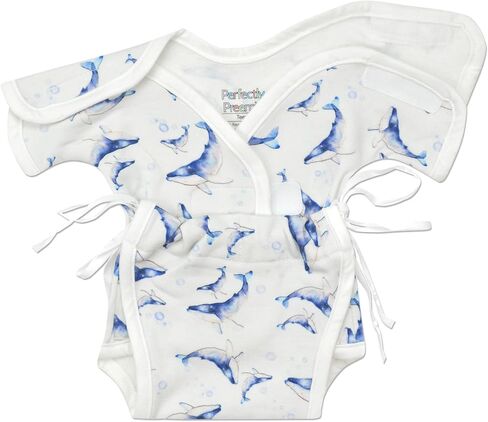 Open-Shoulder Ultra Soft NICU Sweet-Tee Bodysuit - NICU Friendly - Micro (1-2.5lbs) in Saudi Arabia