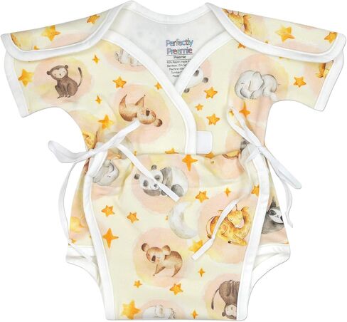 Open-Shoulder Ultra Soft NICU Sweet-Tee Bodysuit - NICU Friendly - Micro (1-2.5lbs) in Saudi Arabia