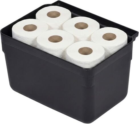 Restaurantware RW Clean 31.9 x 17.1 x 35.8 Inch Utility Cart 1 Rolling Cleaning Cart - Small 3 Shelves Black Plastic Rolling Cart Heavy-Duty For Organization Or Storage in Saudi Arabia