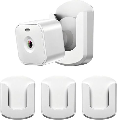 3 Pack Adhesive Wall Mount Bracket for Blink Outdoor 4/ Mini/ Mini 2 / Indoor Camera, No Drill No Screws, Easy to Install Blink Camera Mount for Home Security in Saudi Arabia