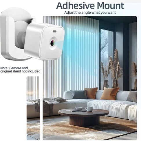 3 Pack Adhesive Wall Mount Bracket for Blink Outdoor 4/ Mini/ Mini 2 / Indoor Camera, No Drill No Screws, Easy to Install Blink Camera Mount for Home Security in Saudi Arabia